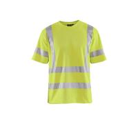 T-shirt haute visibilitÃ© col V anti-UV Blaklader Jaune L
