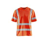 T-shirt haute visibilitÃ© col V anti-UV Blaklader Orange XS