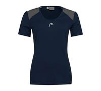 Head Racket Club 22 Short Sleeve T-shirt Bleu S Femme