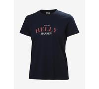 T-shirt Helly Hansen Core Graphic 2.0 à manches courtes noir charbon femme - M