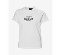 T-shirt Helly Hansen Core Graphic 2.0 manche courte blanc femme - S
