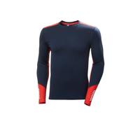 HELLY HANSEN Lifa Merino Midweight Crew - Homme - Bleu / Rouge - taille S- modèle 2026