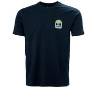 T-shirt Helly Hansen Massif Graphic Bleu M
