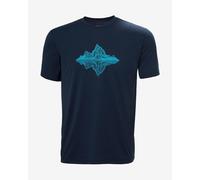 T-shirt Helly Hansen Skog Graphic manches courtes bleu océan - M