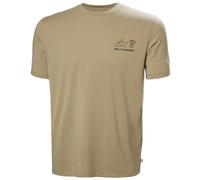 Helly Hansen Skog Recycled Graphic Short Sleeve T-shirt Beige S Homme