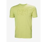 T-shirt Helly Hansen Tech Logo manches courtes jaune pastel - M
