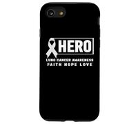 T-Shirt Hero Lung Cancer - Ruban Blanc, Sensibilisation au Cancer du poumon Coque pour iPhone SE (2020) / 7/8