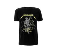 T-shirt Heroes Inc Metallica And Justice For All Tracks Noir S