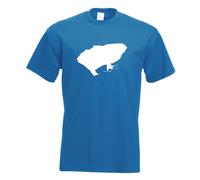 T-Shirt Herren Funshirt Imprimé Design Île Intérieure Lindau Allemagne