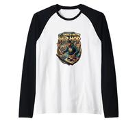 T-Shirt Hip Hop Old School Rap Tee Manche Raglan