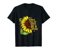 T-shirt hippie « In A World Full Of Roses Be A Sunflower » T-Shirt