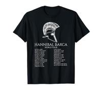 T-shirt historique de la tournée mondiale Hannibal Barca T-Shirt
