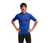 Hoka Maillot manches courtes Skybreeze 1/2 zip Bleu Homme M