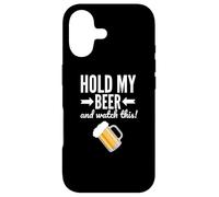 T-Shirt « Hold My Beer and Watch This Funny Drinking Game » Coque pour iPhone 17