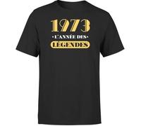T shirt homme 1973 l'année des légendes S
