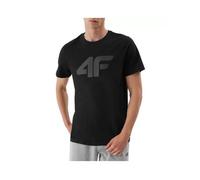 T-shirt homme 4F 4FAW23TTSHM087720S noir à manches courtes - col classique S