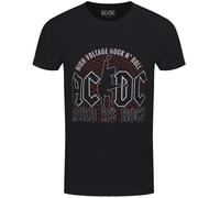 AC/DC T-Shirt Hard As Rock Homme Noir - Taille XL Noir G