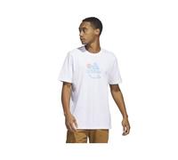 T-shirt homme Adidas Change Tee Blanc - 100% coton - Manches courtes XL