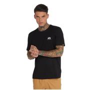 T-shirt Homme Alpha Industries Basic T Small Logo Noir - Manches Courtes S