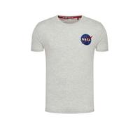 T-shirt Homme Alpha Industries - Space Shuttle T - Gris - Coupe Droite - Manches Courtes M