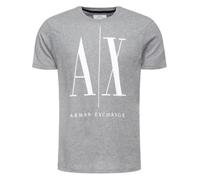 T-shirt Homme - ARMANI EXCHANGE - Logo Gris - Manches courtes - Col classique M