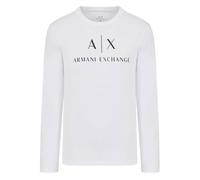 T-Shirt Homme - ARMANI EXCHANGE - uni - Col arrondi - Manches courtes - Blanc XL