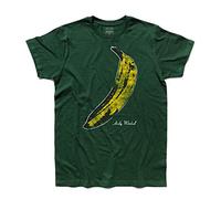 T-Shirt Homme Banane Inspiré Andy Warhol et AI Velvet Underground - Vert Bosco, XL