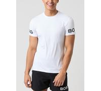 BJÖRN BORG T-Shirt fonctionnel noir / blanc, Taille XL