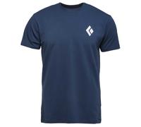T-shirt homme Black Diamond M SS EQUIPMNT FOR ALPINIST TEE Taille: L / Couleur: bleu foncé