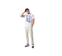 T-shirt homme blanc Kaporal BERTO - 100% coton bio - tête de mort M