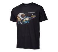 T-shirt homme Cannibal Tee Black Savage Gear 100% polyester