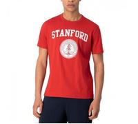 T-shirt Homme CHAMPION Stanford University Rouge - 100% coton - Manches courtes - Col classique XL
