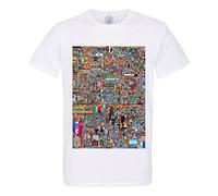 T-Shirt Homme Col Rond Coton Bio Pixel War 2022 r/Place Pixel Art Réseaux Sociaux Meme Internet Geek