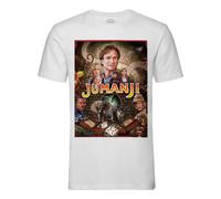 T-Shirt Homme Col Rond Jumanji Robin Williams Film Aventure Dessin