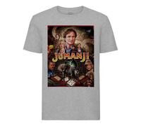 T-Shirt Homme Col Rond Jumanji Robin Williams Film Aventure Dessin