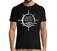 T-Shirt Homme col Rond Nord - Sud - Faut arrêter Ces conneries | Citation Humoristique Kaamelott | pour Les Fans de Perceval Série TV | Tee Shirt drôle et Fun imprimé en France L