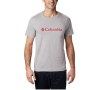 T-Shirt Homme Columbia CSC Basic - 100% Coton - Manches Courtes - Col Classique - Gris L