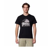 T-shirt Columbia Path Lake Graphic II manches courtes noir gris blanc - M
