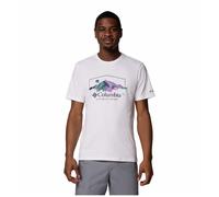 T-shirt Columbia Path Lake Graphic II manches courtes blanc multicolore - XL