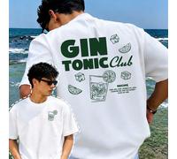 T-shirt homme, coupe décontractée et moderne, rose et vert, motif paysage algérien, style vacances simple, 100 % coton, doux et confortable, idéal au quotidien, pour les sorties ou les trajets. T-shir