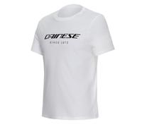 Dainese Essence Wordmark, t-shirt M Blanc/Noir Blanc/Noir