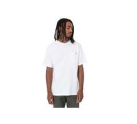 T-Shirt Homme Dickies Luray Pocket Tee Ss - Blanc - Coupe Regular - Col Autres cols - Poche logo L