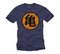 T-Shirt Homme Dragon Ball Bleu - MAKAYA - Coupe Regular - Manches Courtes - 100% Coton XXL