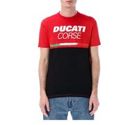 T-Shirt Homme Ducati Racing - Ducati Corse Moto GP Homme Rouge/Noir (FR/ES, Alpha/Lettres, TG, Taille Normale, Taille Normale, Rouge)