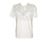T-shirt homme EMPORIO ARMANI, col ras du cou à manches courtes avec logo imprimé