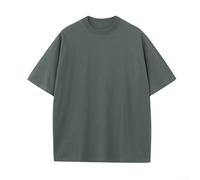T-Shirt Homme en Polyester Léger pour Été(Green L) | Col rond classique, manches courtes, pour coupe dÃ©contractÃ©e, idÃ©al Ã©tÃ©, pour facile Ã laver