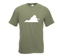 T-Shirt Homme État Des États-Unis De Virginie Funshirt Imprimé Design