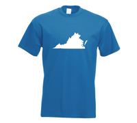 T-Shirt Homme État Des États-Unis De Virginie Funshirt Imprimé Design