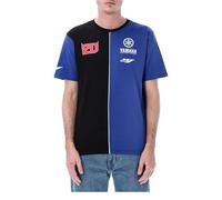 T-Shirt Homme Fabio Quartararo Yamaha Moto GP - Coupe Vertical - Bleu (FR/ES, Alpha/Lettres, TG, Taille Normale, Taille Normale, Bleu)