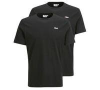 T-Shirt Homme FILA Brod Tee (2 pack) - Noir - 100% coton - Manches courtes - Regular S
